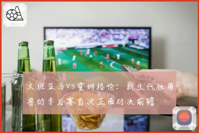文班亚马vs霍姆格伦:新生代独角兽的季后赛首次正面对决前瞻